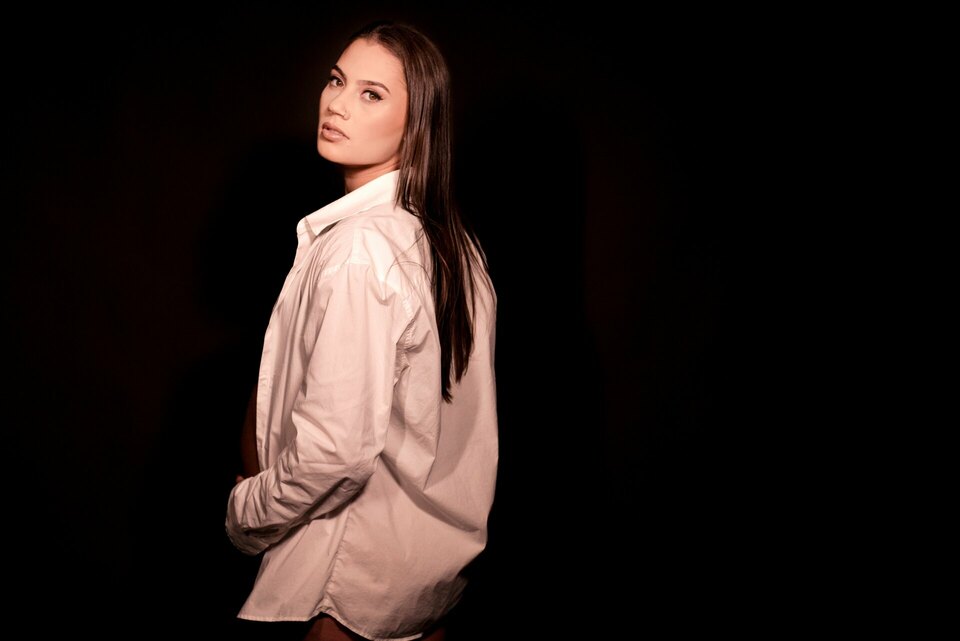 Ensaio de gestante em estúdio na cidade de Novo Hamburgo